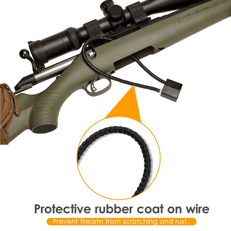 keyed Cable Lock for Firearms, Pistols, Rifles & Shotguns - Child Safety Lock