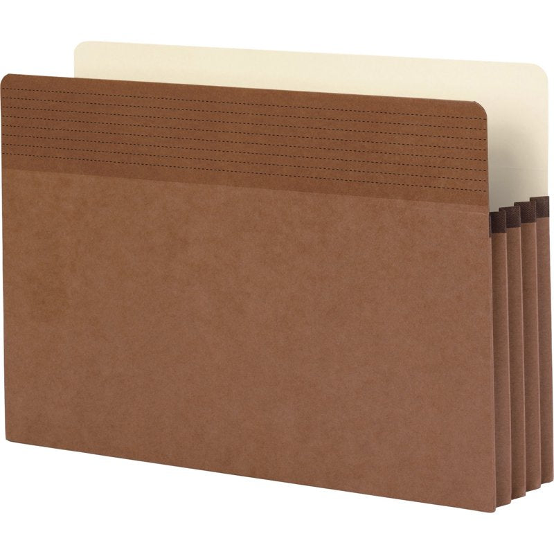 Redrope Expanding File Pocket - Legal Size, Accordion Design, 25 Pack