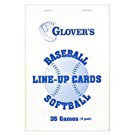 Baseball Softball Scorebook - 30 Games, 15 Players, Durable Poly Cover