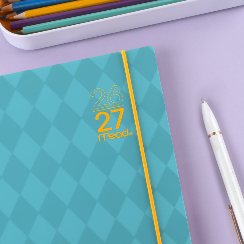 Mead Color Pop 2026-2027 Planner - Tranquil Turquoise, Small 5.5x8.5