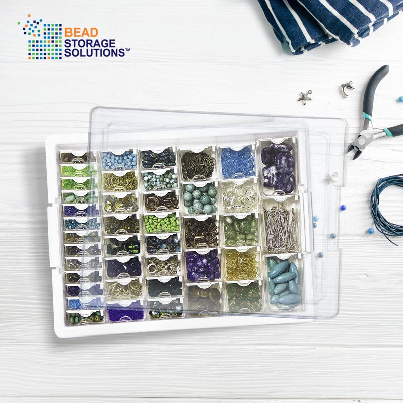 45-Piece Bead Storage Organizer Set for Arts & Crafts Supplies