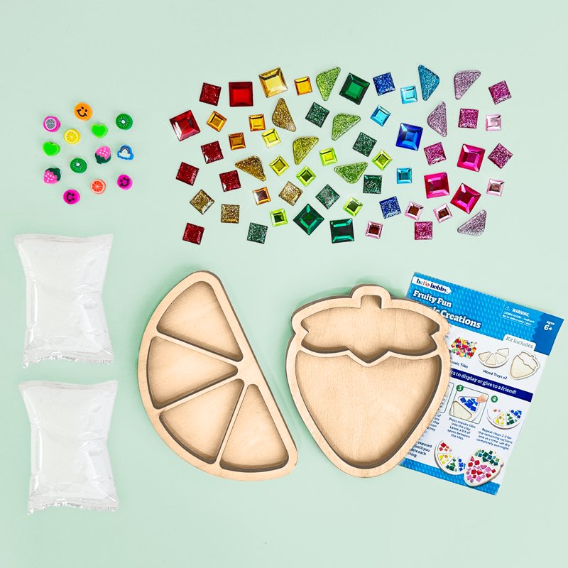 Kids DIY Mosaic Kit - Creative Colorful Art Craft for Children