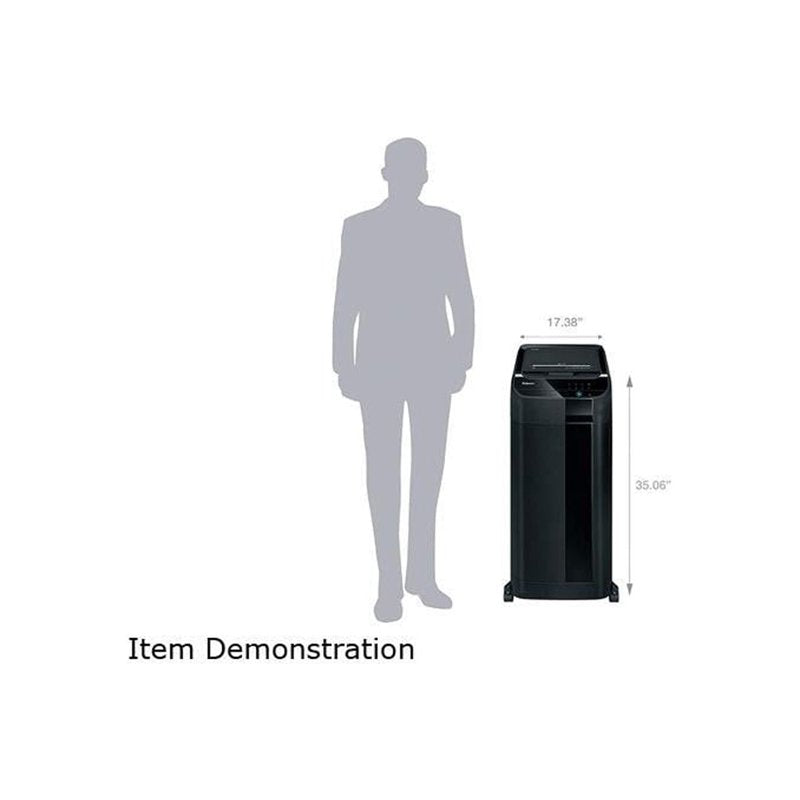 Auto Feed Cross-Cut Paper Shredder 550 Sheet Capacity with CD/DVD & Staples