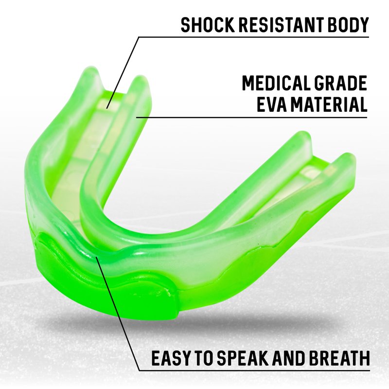 Breathable Sport Mouth Guards - Multicolor, Dual Color Set, FDA & BPA Free