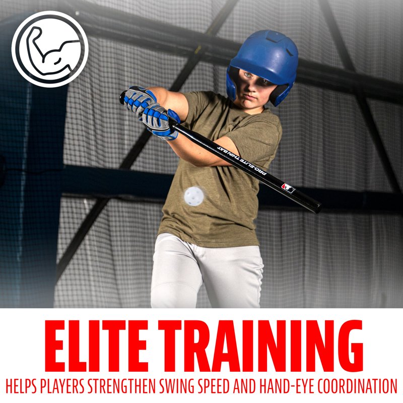 Baseball Training Bat and Ball Set - 30 Inch Lightweight Swing Trainer