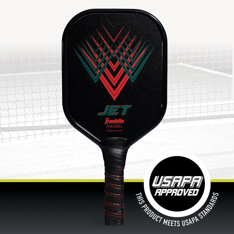 Franklin Jet Pickleball Paddle - Aluminum 8mm Core, Red
