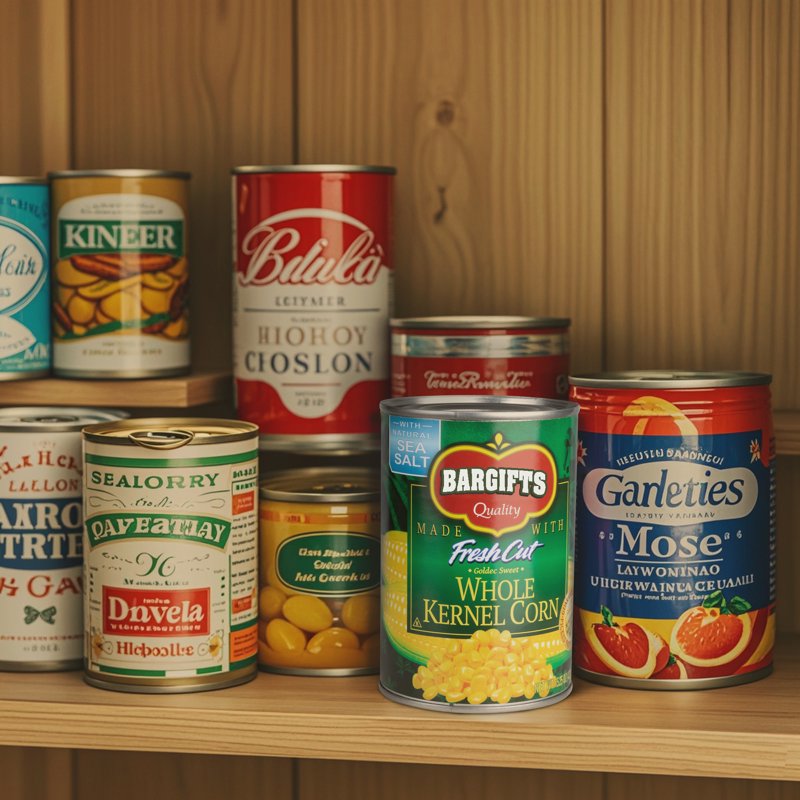 Fake Can Safe with Secret Compartment Discreet Storage for Valuables - Corn