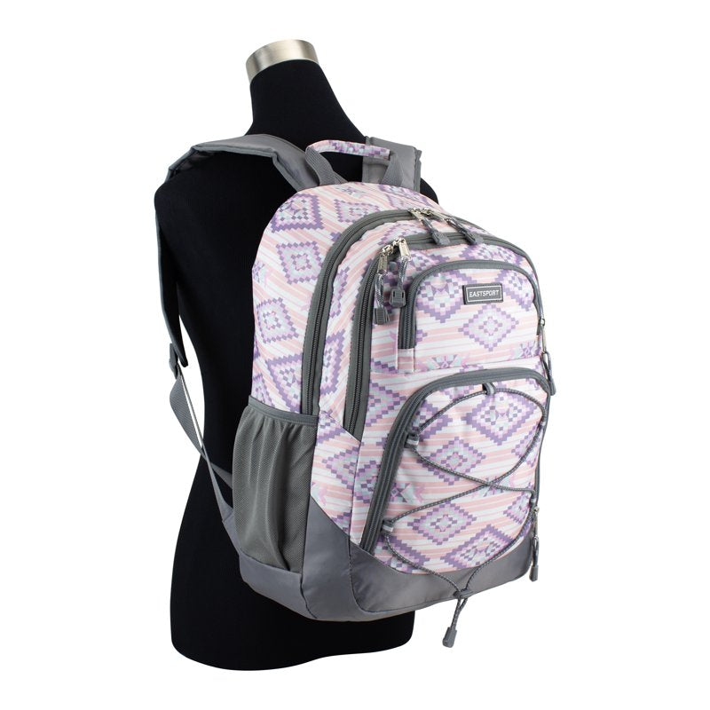 Unisex Sport Backpack with Multiple Compartments and Water-Resistant Bottom