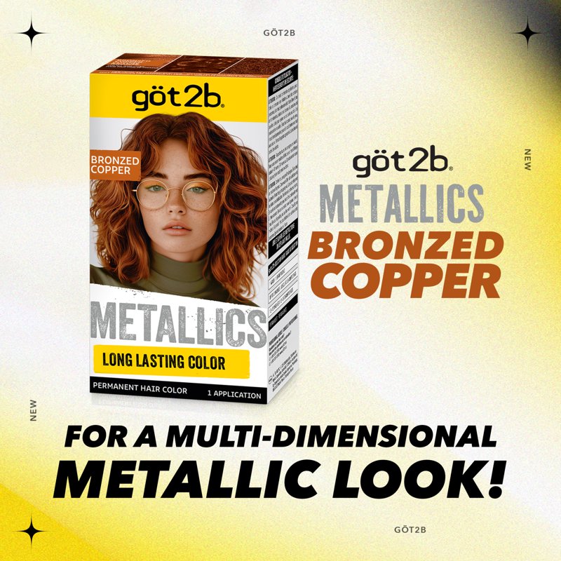Permanent Hair Dye Kit - Metallic Shades for Vibrant Hair Color