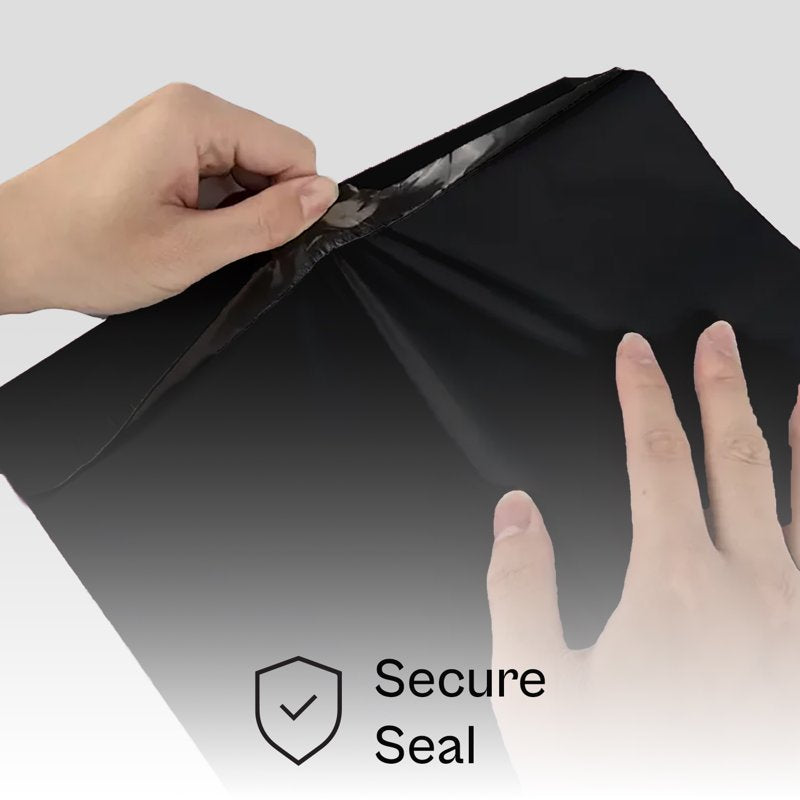 Black Poly Mailers 14.5x19 Inch Shipping Envelopes Pack of 500