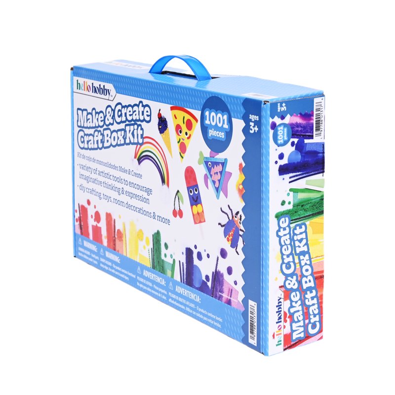 Kids Craft Kit with 700+ Pieces - Art & Craft Supplies for Creative Play