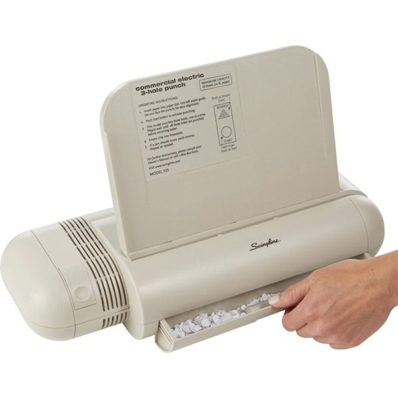 Swingline Commercial Electric Punch, 3 Holes, 28 Sheets