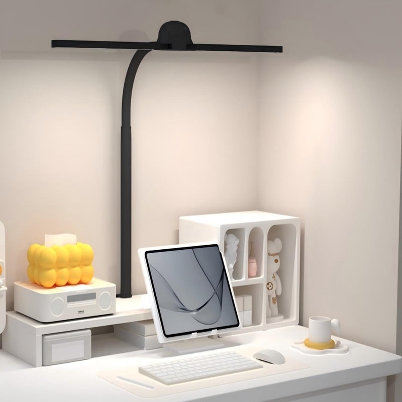 12W LED Architect Desk Lamp with Gooseneck & Dimmable Brightness for Home Office Reading