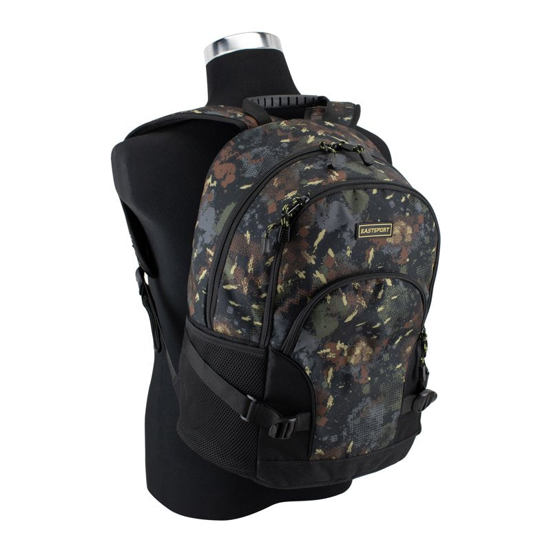 Unisex 18.5 Inch Athleisure Backpack with Laptop Sleeve and Water Bottle Pockets