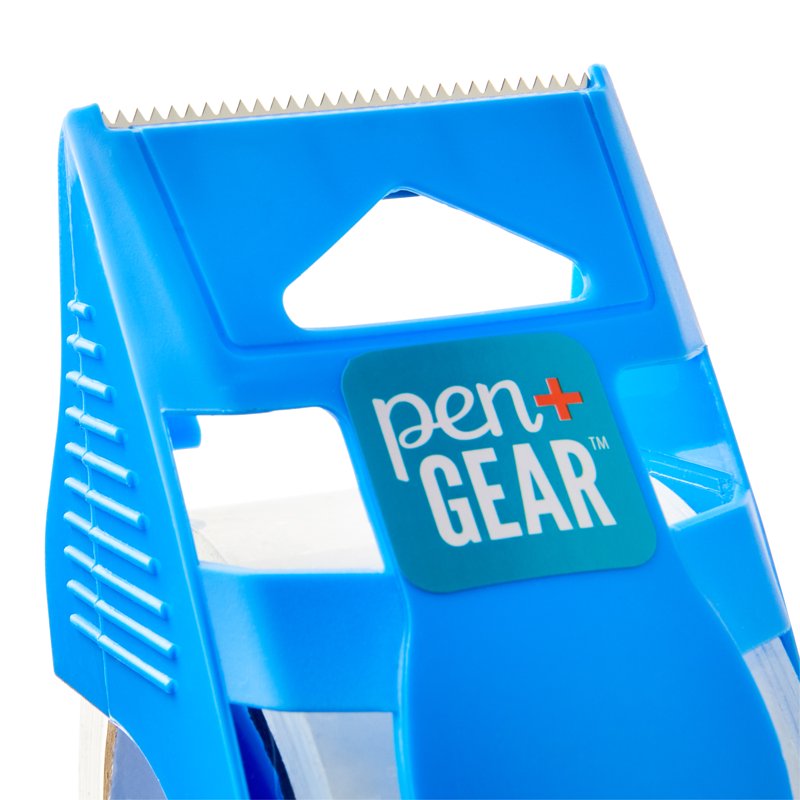 Packaging Tape with One-Handed Dispenser - Clear, 1.88 in x 38 Yards