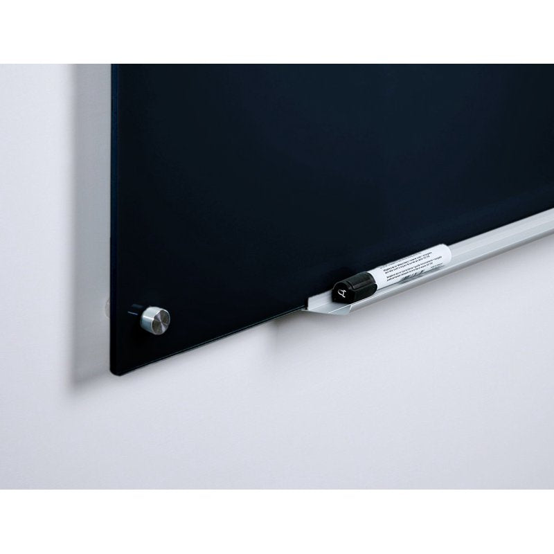 Magnetic Black Glass Dry-Erase Board Set - Multiple Sizes with Accessories