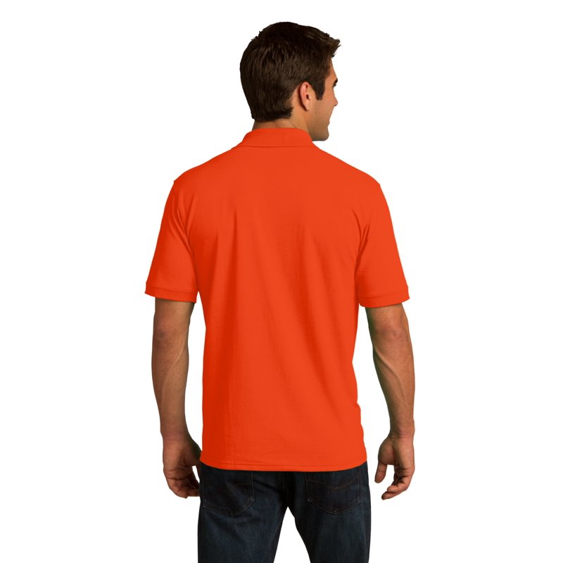 Tall Core Blend Jersey Knit Polo Shirt for Men and Women - Multiple Colors & Sizes
