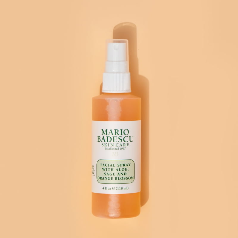 Facial Spray Toner with Aloe Sage & Orange Blossom - 8 Fl Oz | Hydrating Skin Care