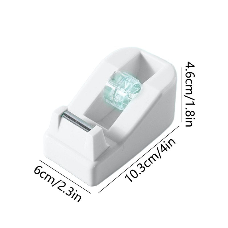 Desktop Tape Dispenser with Weighted Non-Skid Base - Office & Home Use
