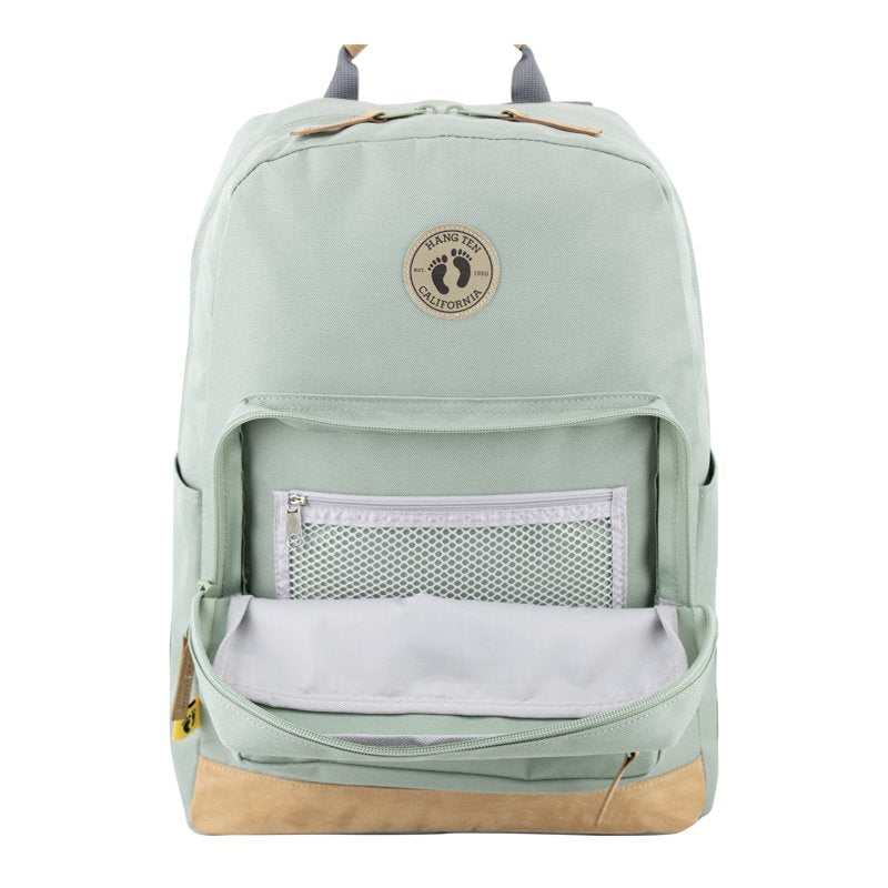 Hang Ten Breaker Backpack Seagrass Water-Resistant School & Travel Bag