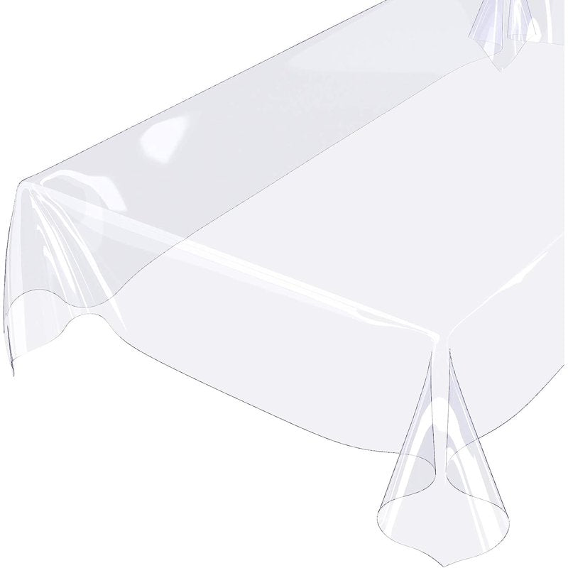 Clear Vinyl Fabric for Sewing & Craft Projects - 54x54 Inches, Durable & Waterproof