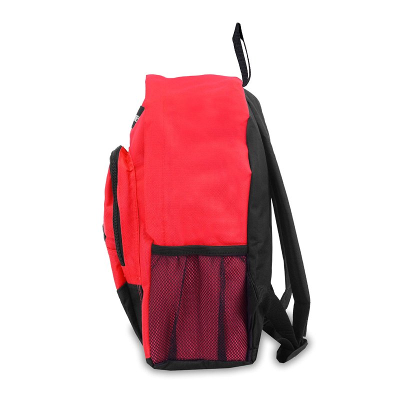 Unisex 13-Inch Slant Pocket Backpack with Front Zippered Pocket