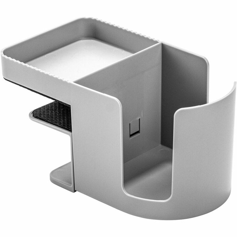 Standing Desk Cup Holder Grey - Clamp-On Office Desk Accessory