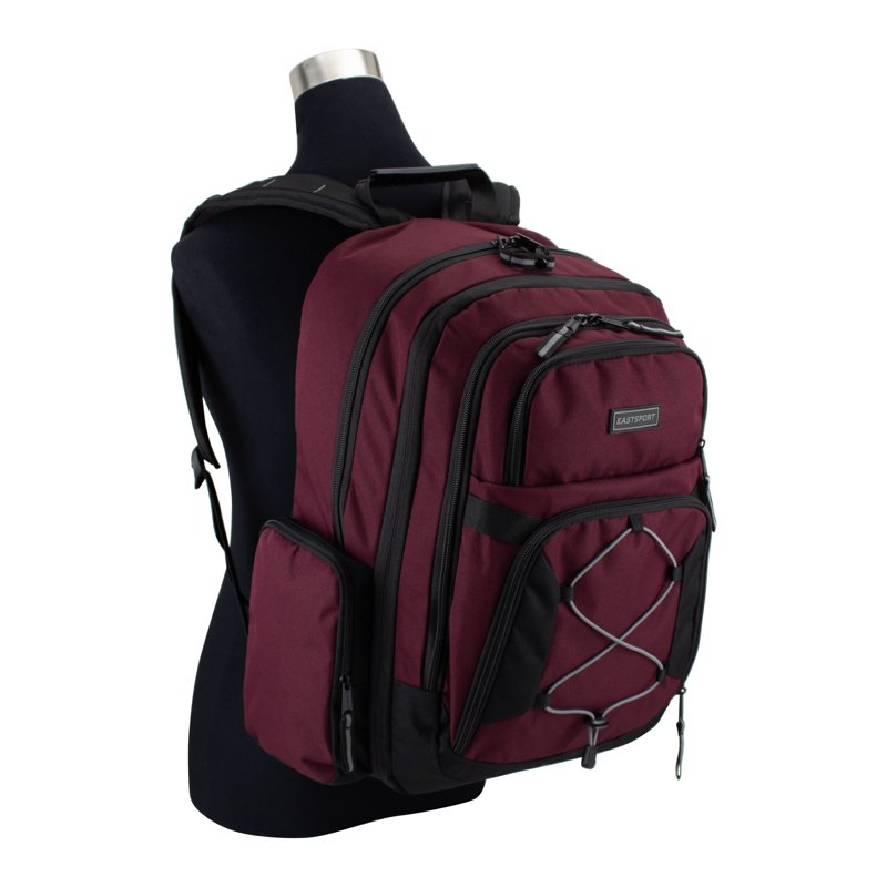 Expandable Backpack with Pockets & Laptop Sleeve - Durable Travel & School Bag