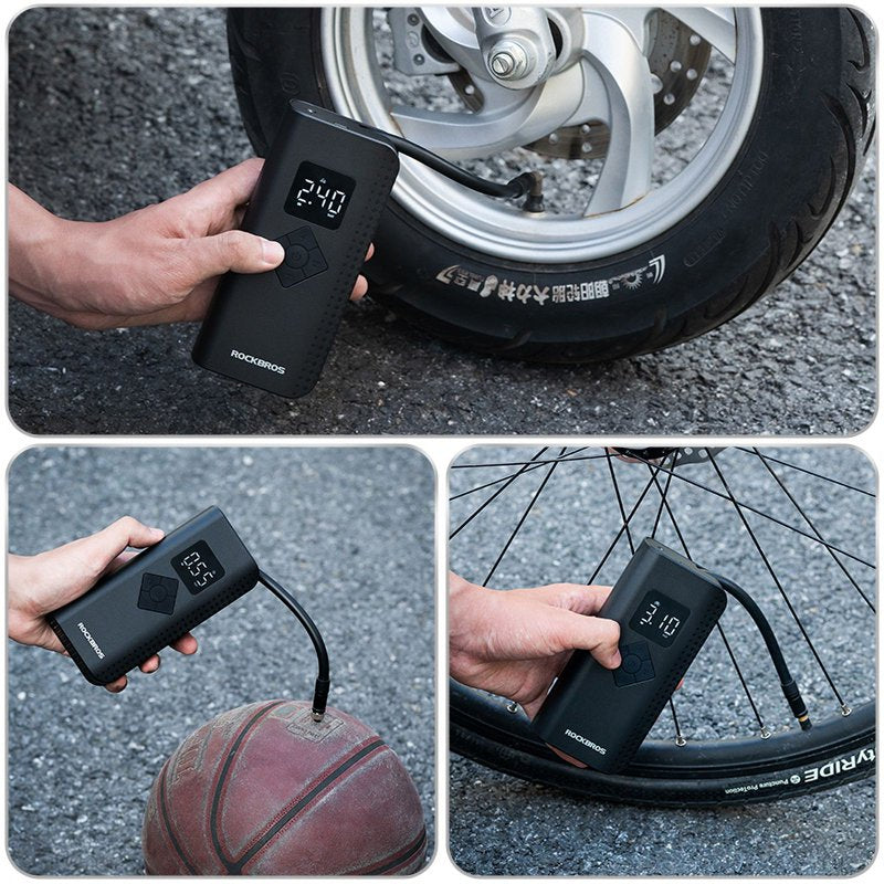 Wireless Electric Air Pump 150 PSI Portable Bike and Car Inflator