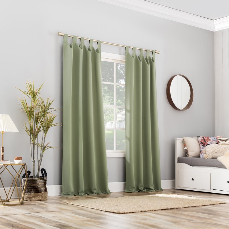 Blackout Curtain Panel Energy Efficient Thermal Insulated Window Treatment