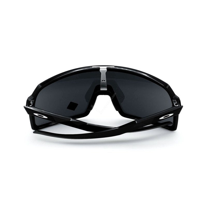 Unisex Shield Sunglasses with Prizm Black Lenses - Polished Black Frame