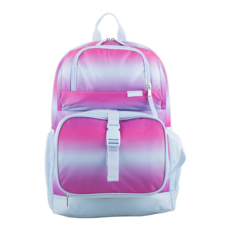 Unisex 4-Piece School Backpack Set with Lunch Box Shoe Pouch and Storage Case