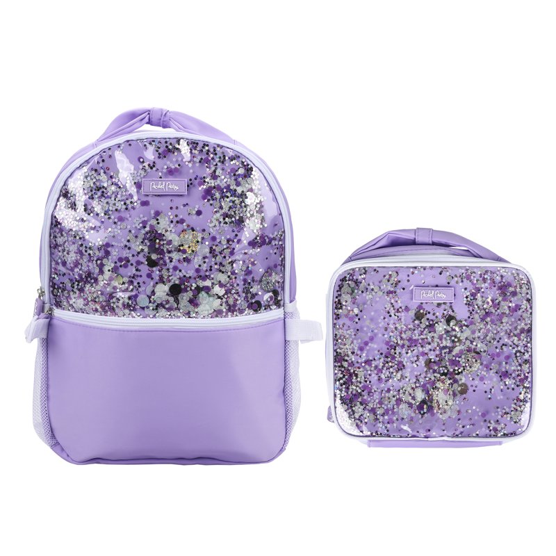 Confetti Backpack & Insulated Lunch Box Set - Playful School & Travel Bag