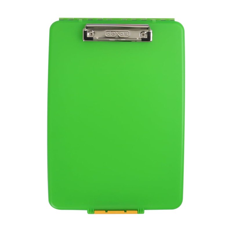 Storage Clipboard with Secure Locking Compartment - 9.5 x 13.5 Inches, Green & Black Options