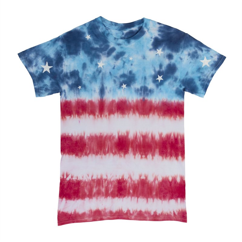 Patriotic Tie-Dye Kit for 4th of July & Memorial Day - 74-Piece Set with Colors & Accessories