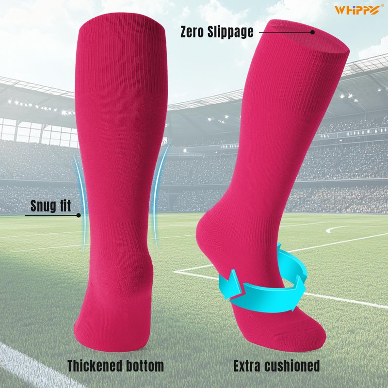 Kids Baseball Socks and Belt Set - Nickel-Free Adjustable Sports Combo