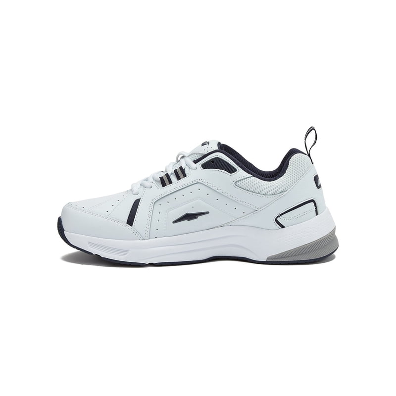 Men's Walking Shoes - Casual Lace-Up Sneakers with Gel Footbed and Non-Marking Outsole