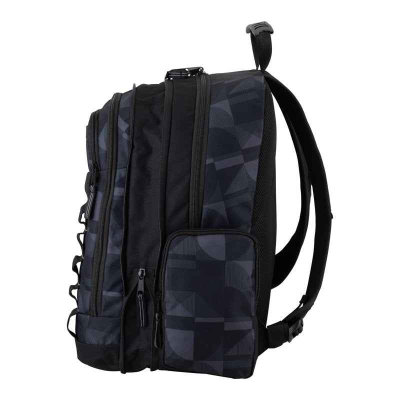 Unisex Recycled Expandable Backpack with Multiple Compartments and Molle Webbing