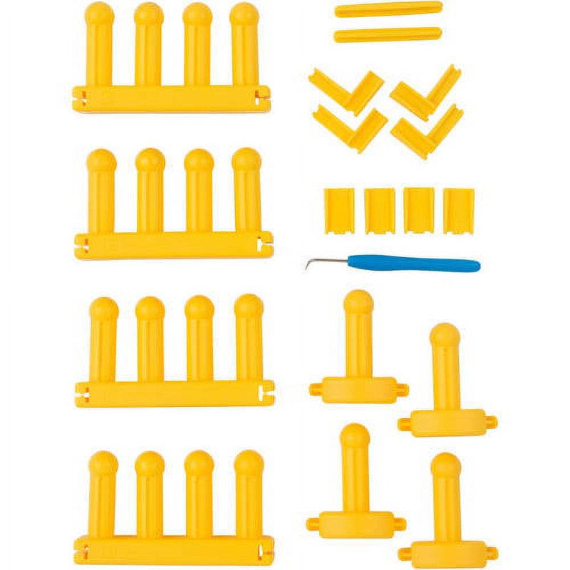 Knitting Loom Set for Bulky Yarn - Modular Craft Kit for Beginners