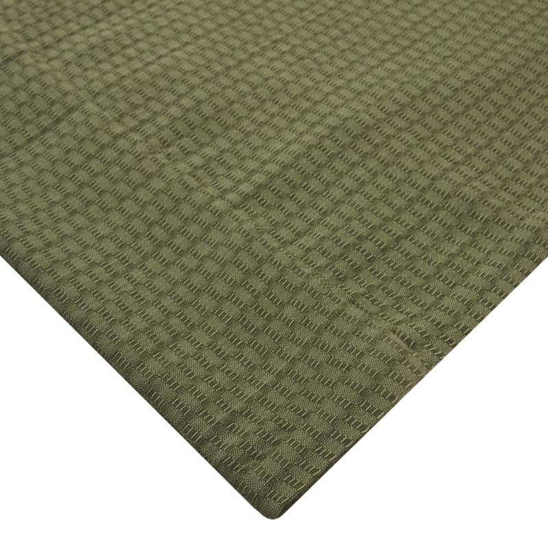 Blackout Window Curtain Panel - Modern Micro Geo Woven Ladder Design