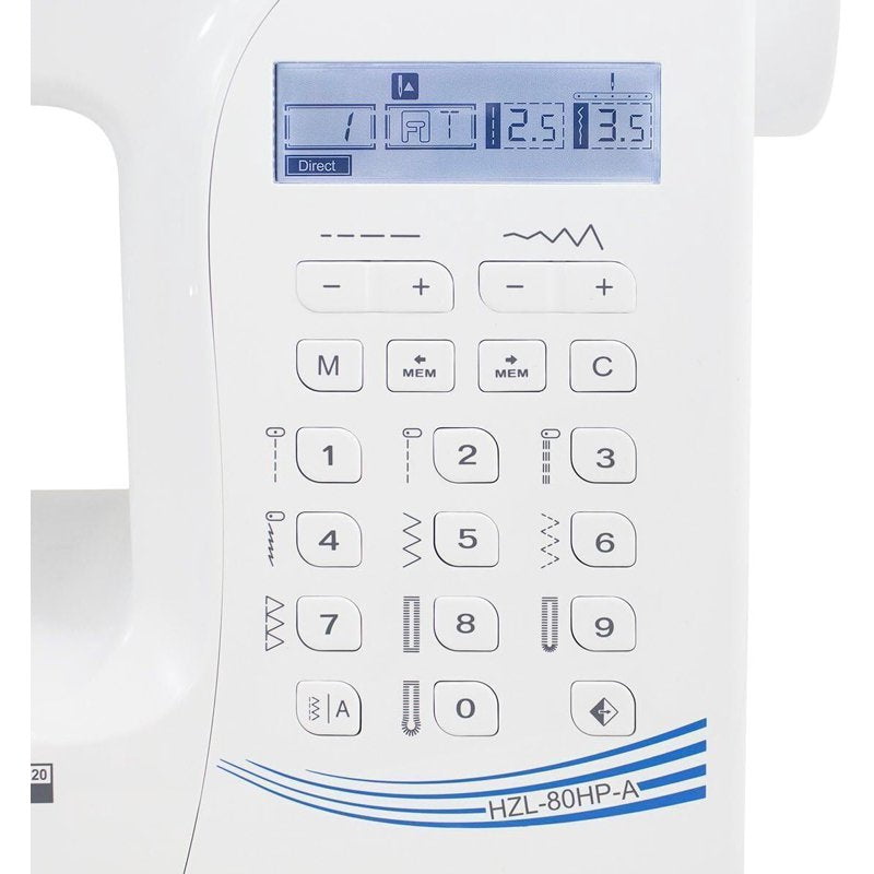 Computerized Sewing Machine with LCD Screen & Decorative Stitches
