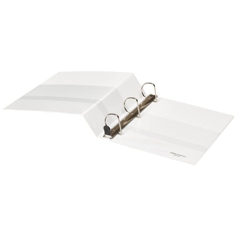 Heavy-Duty 2-Inch D-Ring Binder Pack of 4 - White, Recycled Office Supplies