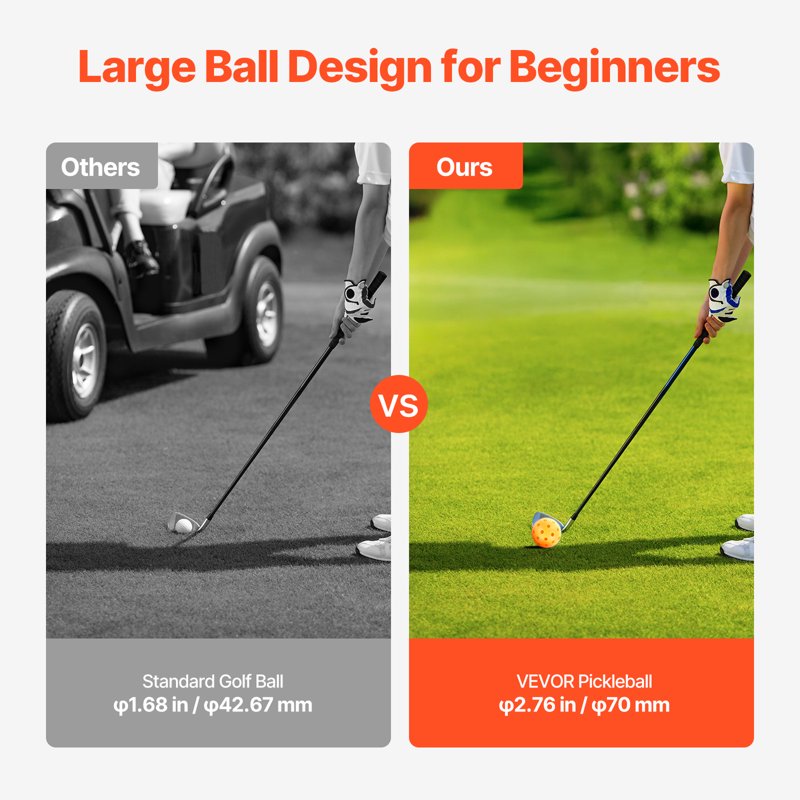 Portable Backyard Golf Game Set for Family & Kids - 3 Hole Lawn Practice Golf