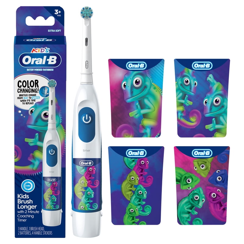 Kids Electric Toothbrush Pack - Color-Changing Bristles, Ages 3+