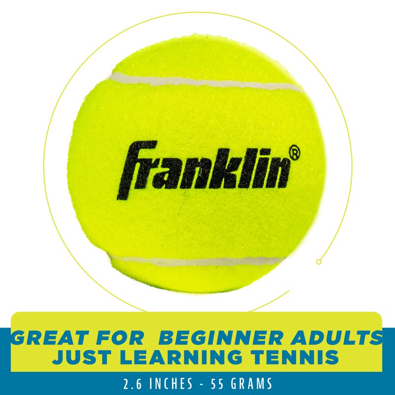 Pressureless Tennis Balls 3 Pack for Practice & Training - Low Bounce for All Court Surfaces