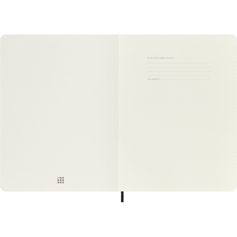 Moleskine Classic Notebook XL Soft Cover Black - Ruled Journal for Writing & Sketching