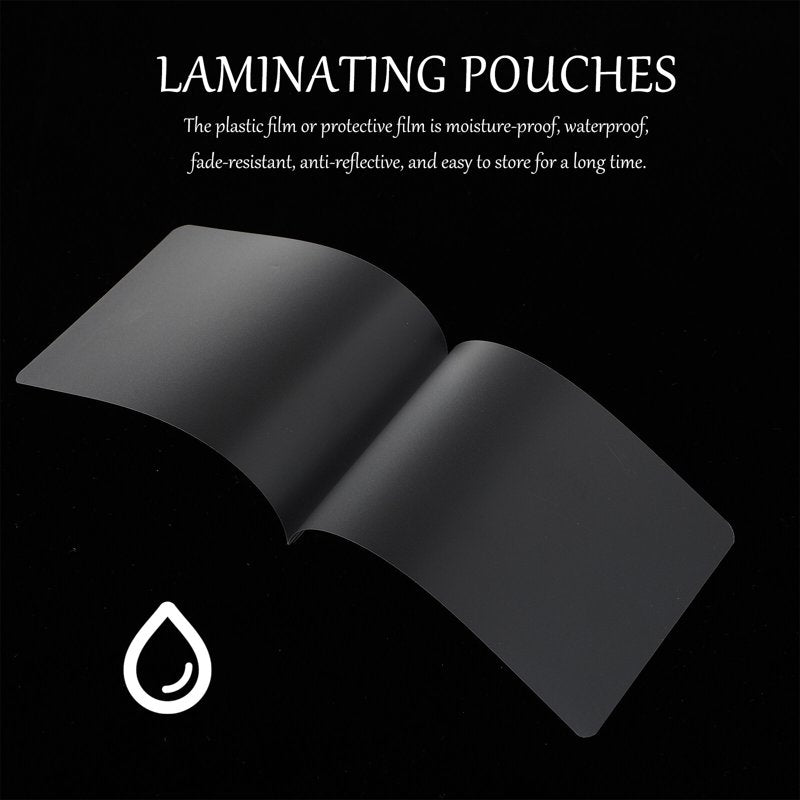 White Laminating Sheets 200 Pack for Document Protection - 9.8x6.8 Inches