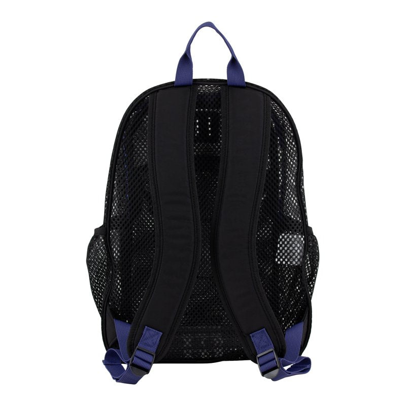 Unisex Mesh Backpack with Multiple Compartments - 17 Inch Capacity