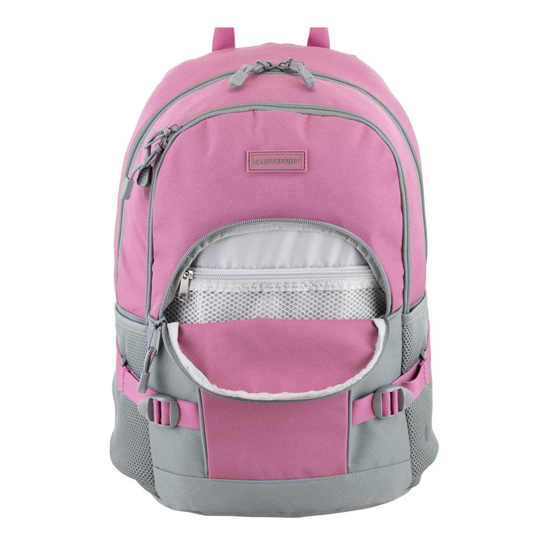 Unisex 18.5-Inch Athleisure Backpack with Laptop Sleeve and Water Bottle Pockets