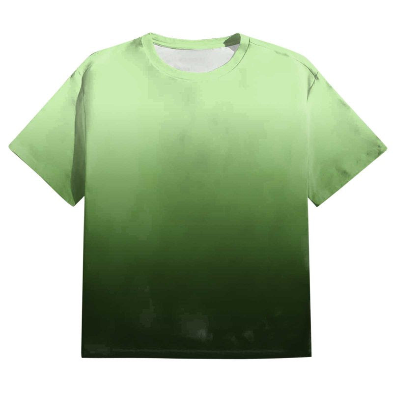 Men's Graphic Short Sleeve T-Shirt - Casual Big and Tall 3D Print Tee